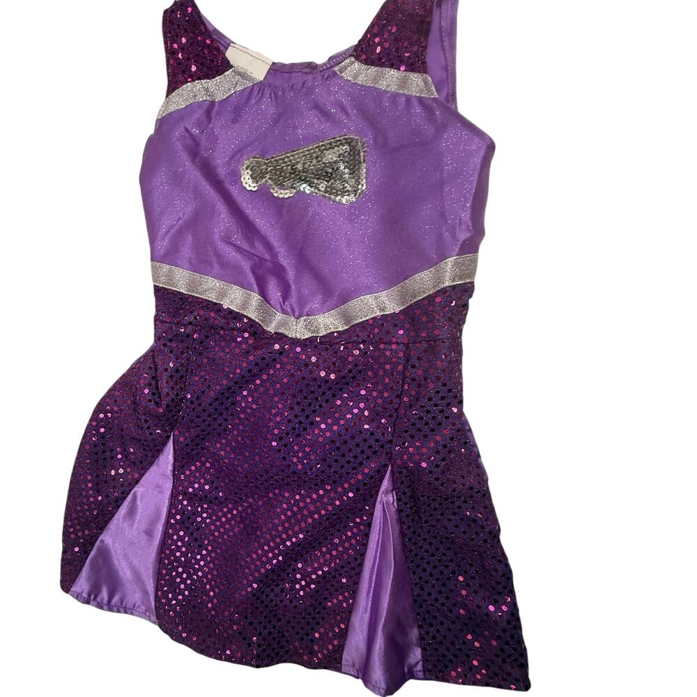 SKU3044 Just Play Purple Cheerleader Costume Size 4-6x